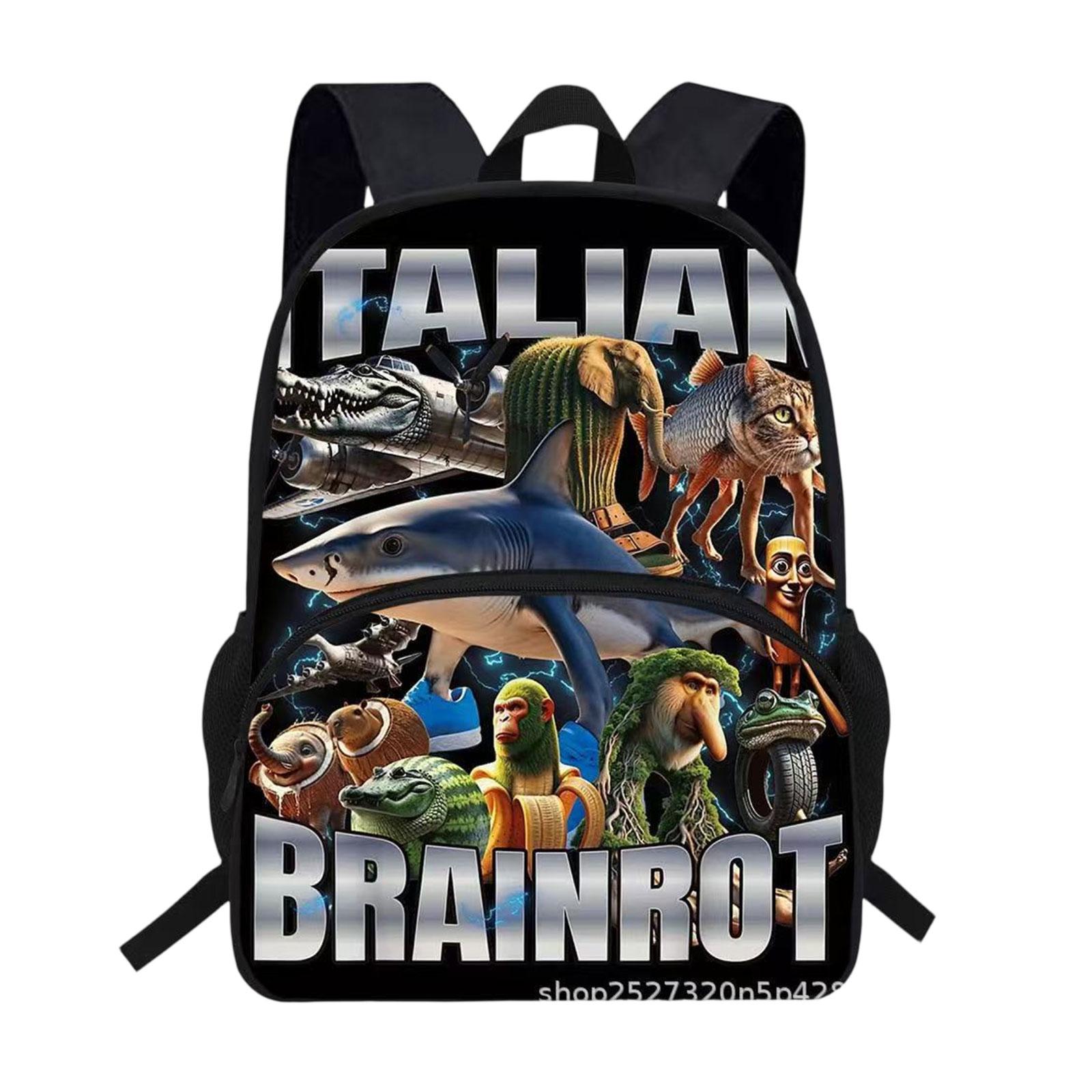 

Рюкзак, Рюкзак с 3D цифровой печатью, Рюкзак для возвращения в школу, Школьная наплечная сумка для студентов и фанатов One Size