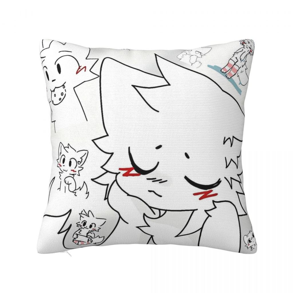 Kissenbezug Boykisser Lustiges Katzenmuster Kissenbezug Retro Trendiger Kissenbezug für Stuhl Sofa Heimdekoration Kissenbezüge