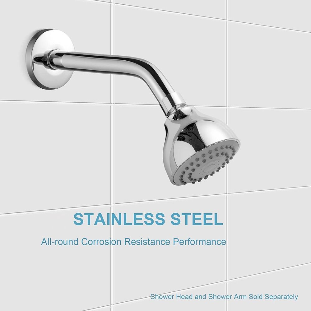 Stainless Steel Shower Pipe Wall Mounted Shower Arm Pipe Shower Head Extension Pipe