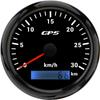 ELING Car Motorcycle Trucks Boats 85mm GPS Speedometer 30K 0-120KM/H 0-80M 200M Speed Gauge with 7 Colors Backlight 12V 24V