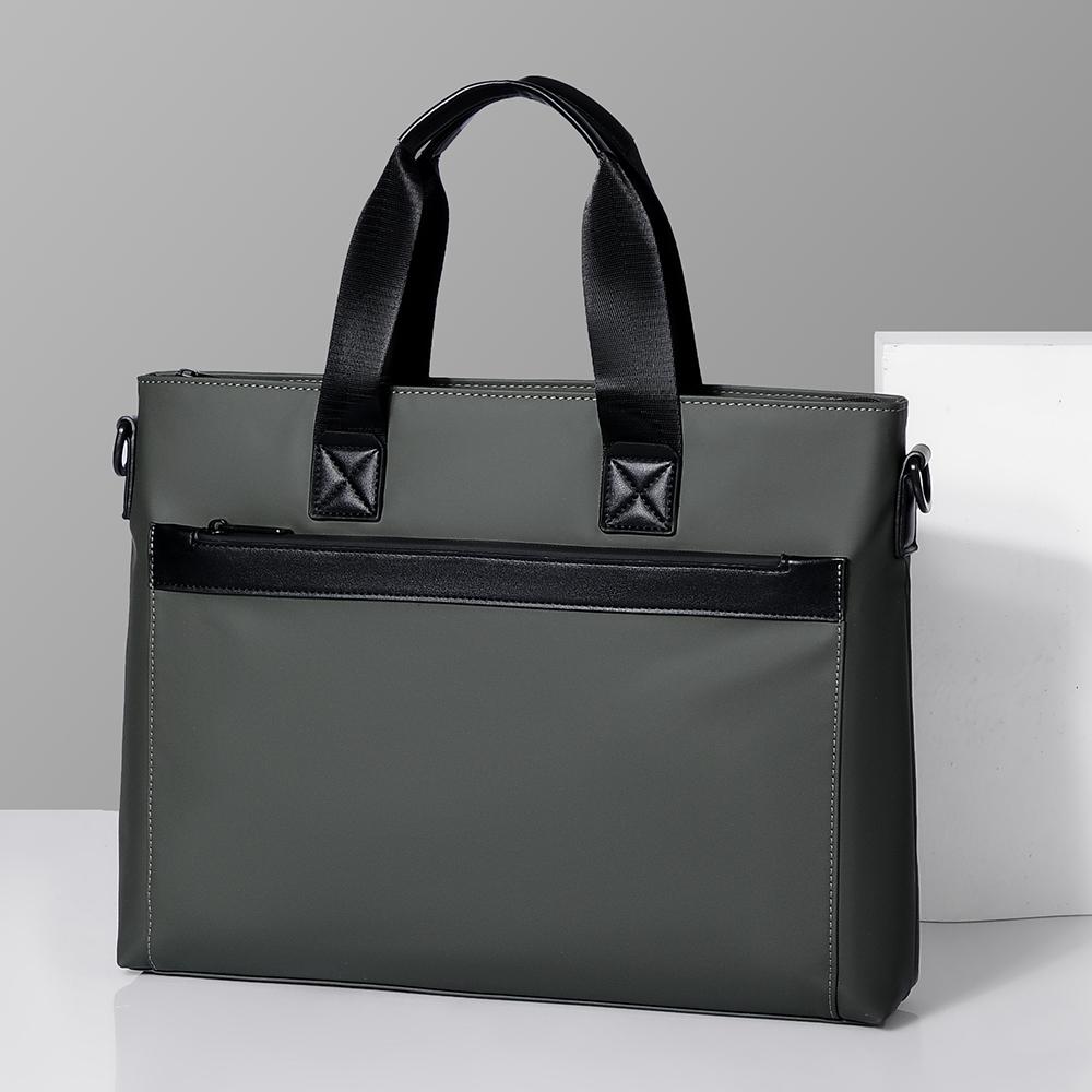 Men's Business Briefcase Large Capacity Shoulder Bag Crossbody Bag