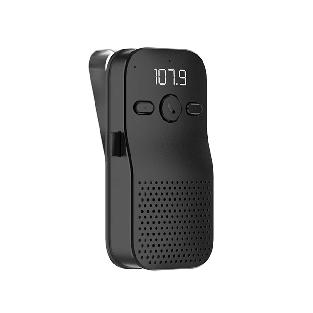 Bluetooth 5.4 Speaker Handsfree Car Kit Sun Visor Clip Wireless Audio Receiver Speakerphone Loud Music Player Connect Dual Phone
