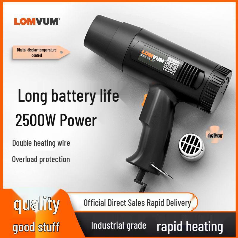 High-Power Digital Display Heat Gun for Industrial Use