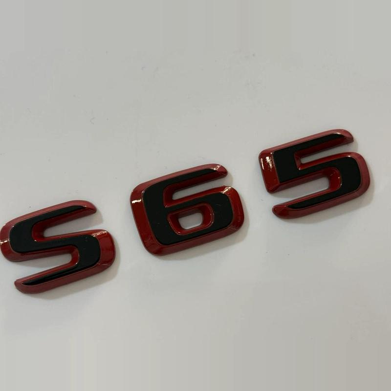 

2025 New Style Two Tone Letters Numbers Emblem C43 C63 Glc63 GLE63 for Car Trunk Rear W205 W206 Logo Sticker