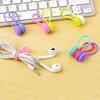 3PCS Soft Silicone Magnetic Cable Winder Organizer Cord Earphone Storage Holder Clips Cable Winder For Earphone For Data Cable