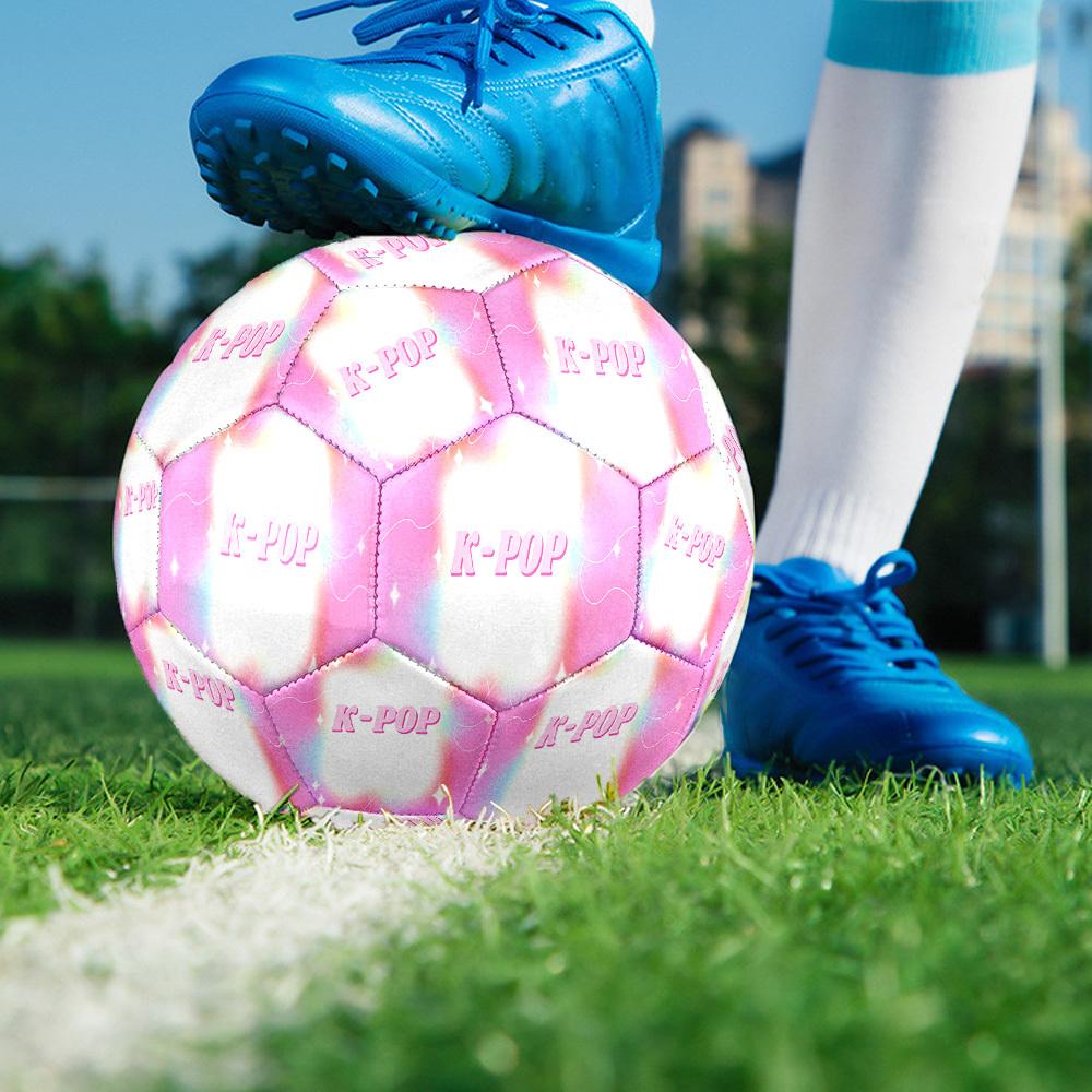 1pc Kpop Dreams Size 5 Soccer Ball Professional Match Training Football Indoor &Outdoor Sports Ball Lightweight Durable C6549