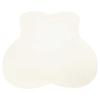 Back Cushion Black Memory Foam 40 x 40 x 11 cm