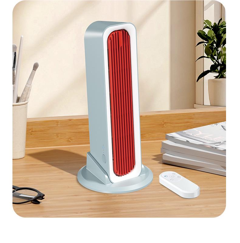 New Bladeless Tower Fan: Portable USB Desktop Fan with Large Wind Power for Office