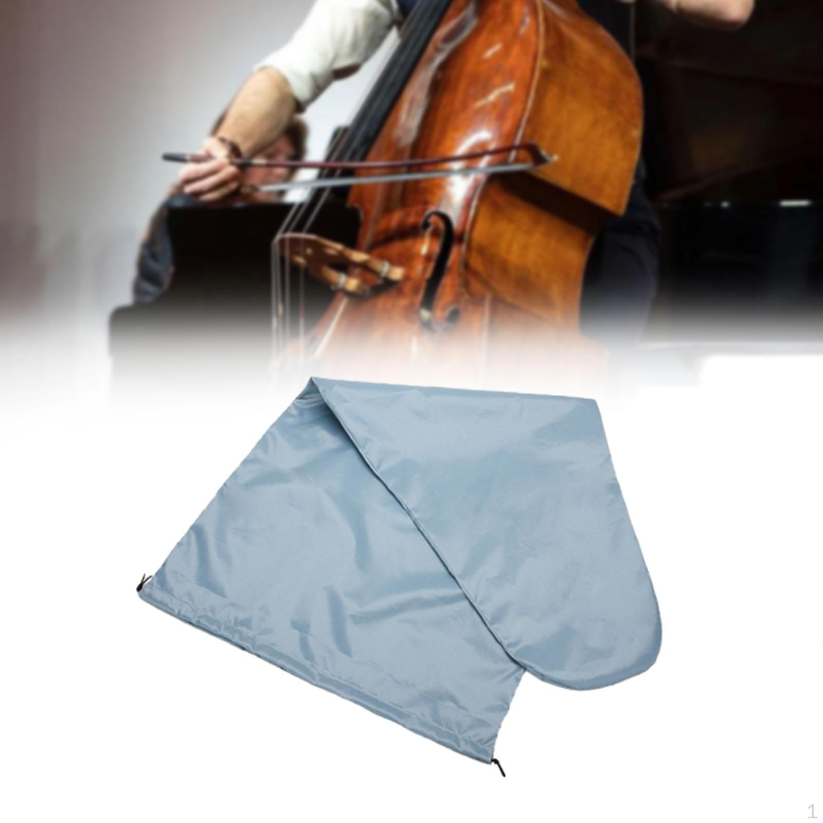 

Чехол для виолончели, защитная сумка на шнурке от пыли для скрипки, аксессуары для соло серый