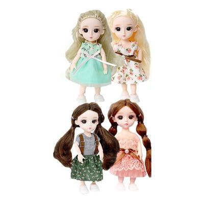 Happy Play My Lovely Doll Julie Jointed Doll Set, B, 4.5cm