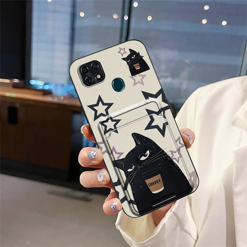 Soft Case Graffiti Phone Case For ZTE Blade 20 Anti-dust Shockproof Card Sleeve Fashion Design Protective Cute Cartoon