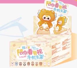 Official Baby Three TV Buddy And Phone Stand Series Blind Box Desktop Foldable Phone Stand Desktop Ornament Surprise Box Gift