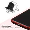 2Pcs Metal Charging Port Dust Plugs Compatible with iPhone Series, Lightning Port Cover Protector with Holder for iPad AirPods