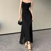 Premium Temperament Spice Girl Suspender Dress Women's Summer New Slim and Thin Inner with Small Black Long Skirt