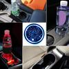 Car Coaster With Light Non-Slip Car Coaster Cup Mat LED Lighted Insert Coaster Cup Mat For Drink 7 Colors Changing For Caravan