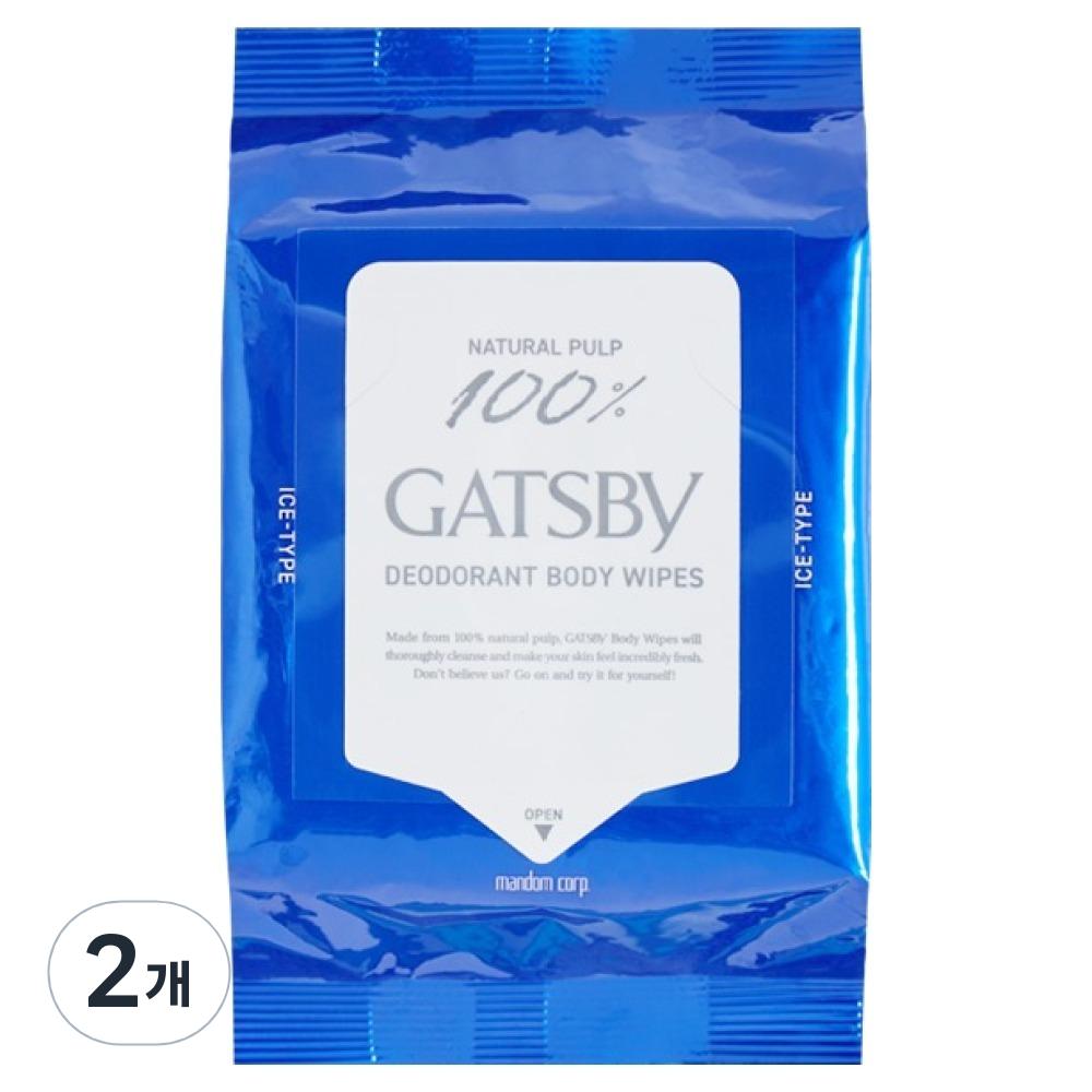 Gatsby Deodorant Ice Citrus Shower Tissues 30p 203.7g 2 Pcs