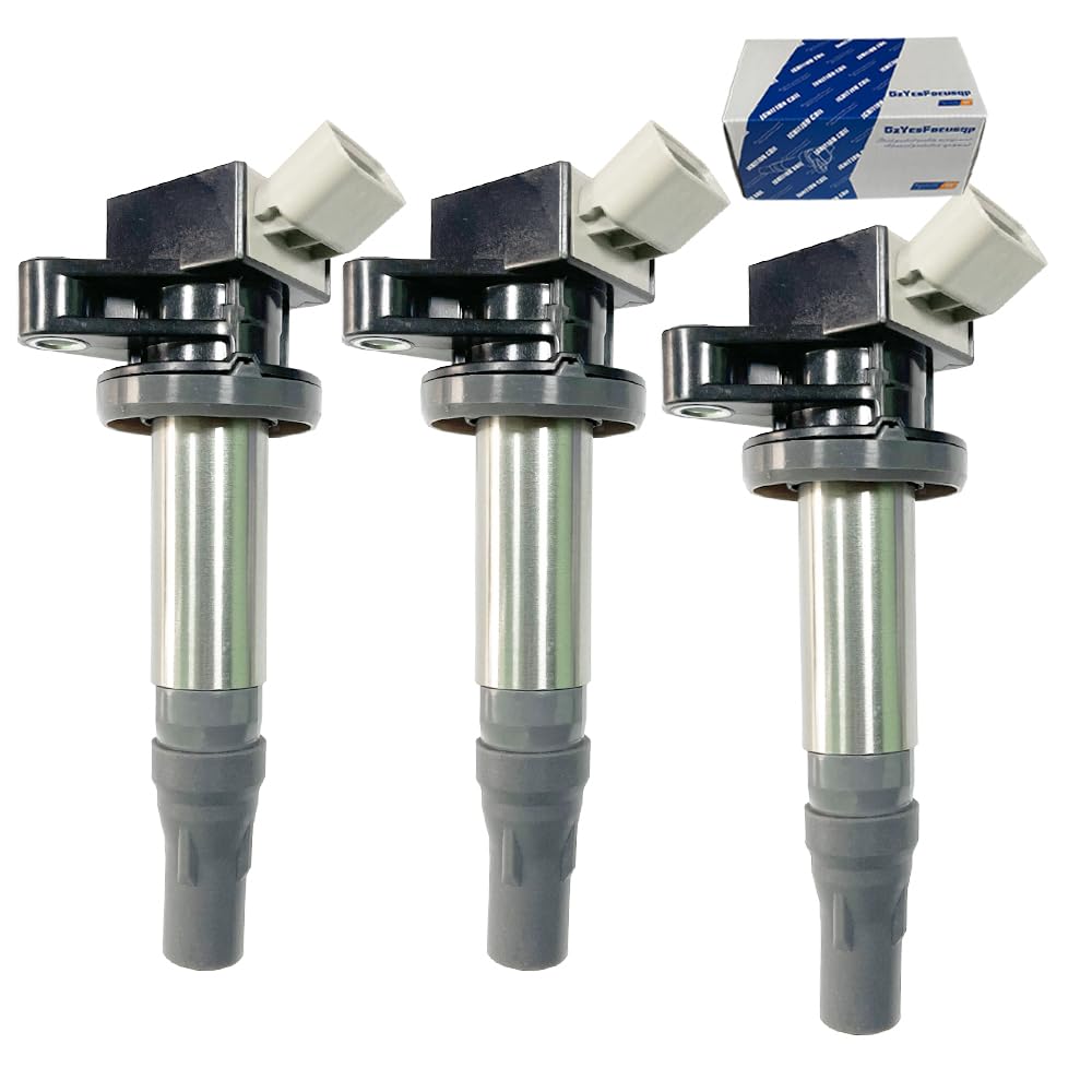 

GzYcsFocusqp [Комплект из 3 шт.] Катушка зажигания для Daihatsu Move LA150S LA160S 19500-B2050 19500-B2051