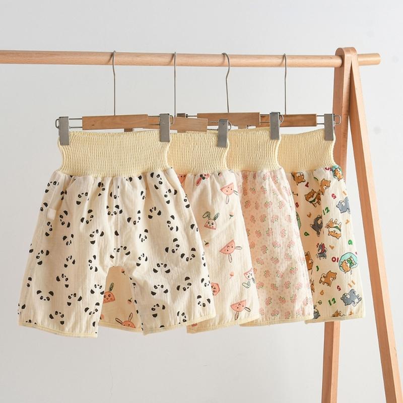 Reusable Baby Training Cloth Diaper Pants Cotton Gauze Nappy Trousers Leak-proof and Easy To Clean Nappies Pants
