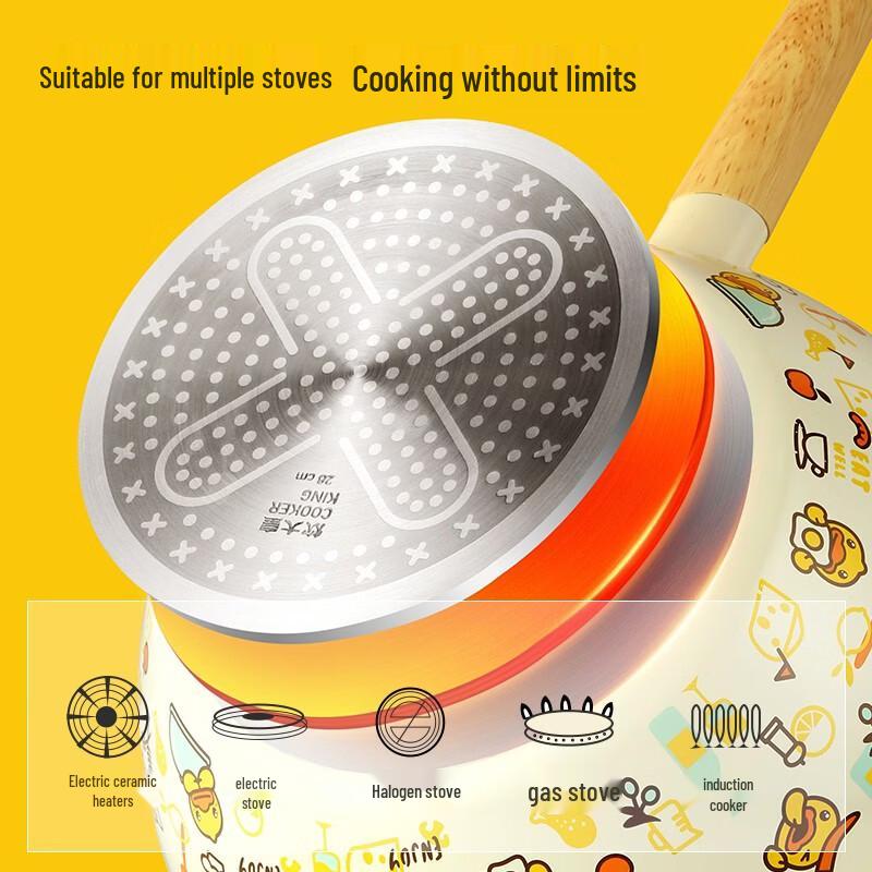 B.Duck Non-Stick Aluminum Wok, 30cm