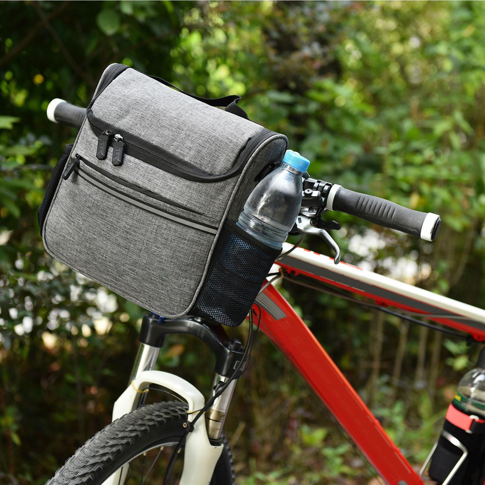 

Waterproof Bike Handlebar Insulated Cooler Bag Front Bag Mountain Road Bicycle Cycle Handlebar Basket Bag Pannier