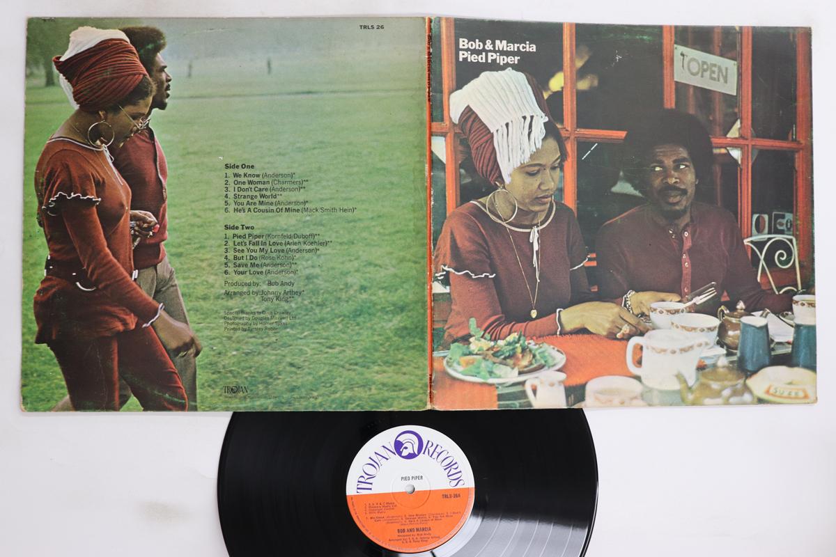 

LP Record BOB & MARCIA - Pied Piper TRLS26 TROJAN 1971 UK Reggae, Ska & Dub Used