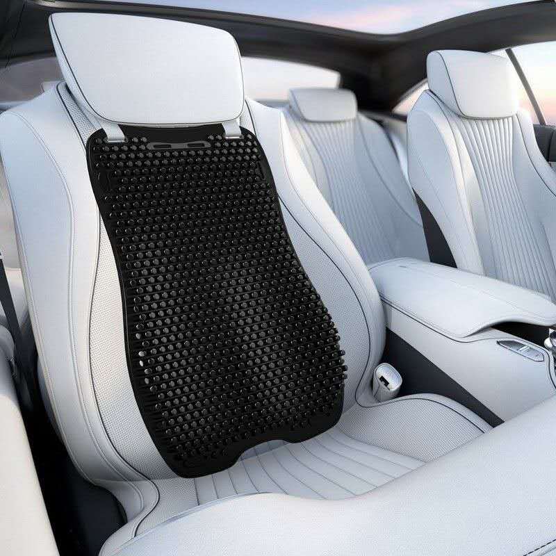 Cool Breathable Silicone Car Seat Cover Cushion Lumbar Back Support Massage Universal Summer Silica Gel Back Rest for Nissan