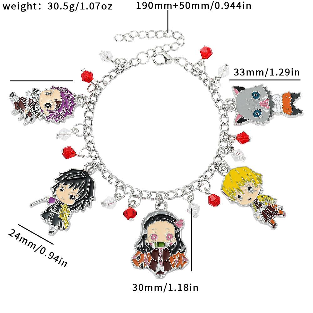 Halloween Anime Cartoon Theme Adjustable Superhero Character Bracelet Accessory