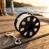 Diving Reel with Double-Ended Clip Reinforced Nylon Line Safety