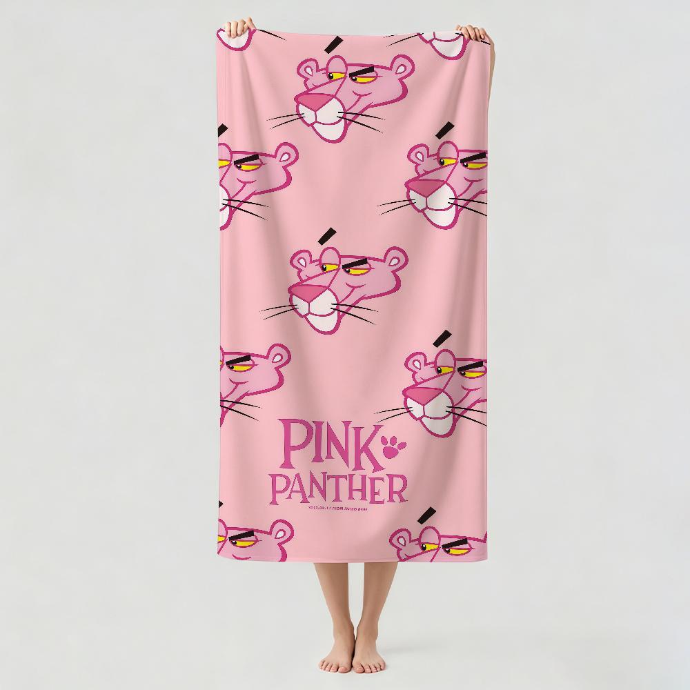 Cartoon cute P-PAN T-THER P-PINK Towel Drying Bath Towel Applicable To Light Swimming Camping Yoga Beach Out