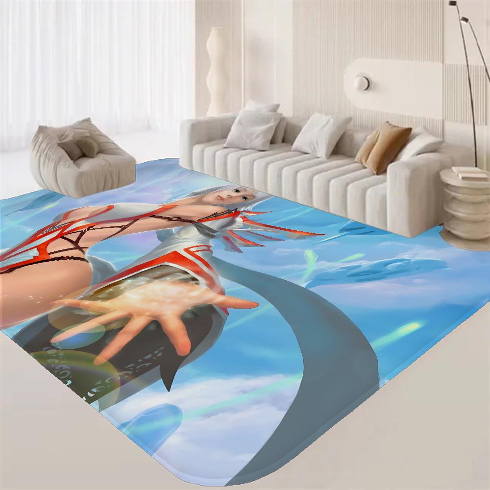 Sexy Girls Anime Floor Mat Kids Room Bedroom Decoration Balcony Anti-Slip Doormat Living Room Welcome Rug