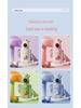 High-Value 316 Stainless Steel Cartoon Rabbit Thermos Cup with Straw for Children and Students