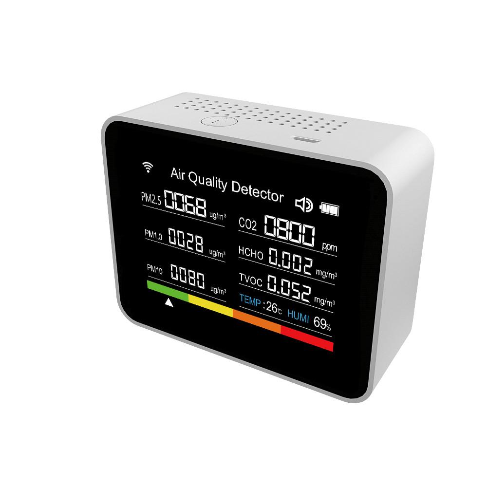 15 In 1 Professional Air Quality Monitor Portable Carbon Dioxide Detector Multifunctional Air Quality Detection Tool