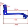 Gear Shift Lever, Rod Alloy Aluminium Gear Lever Fits For Motorcycle BSE CRF 110 Apollo TTR 125 Motorcycle 50Cc 110Cc 250Cc Dirt Pit Bike(Black&Red)