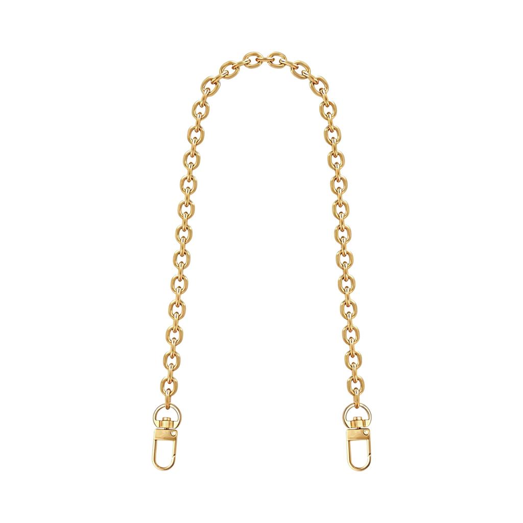 Chaîne de Portefeuille Sac à Main Chaînes Plates avec Boucles Métalliques Chaîne de Sangle pour Sac Bandoulière pour Sac à Main Portefeuille DIY Sac à Main Sac à Bandoulière Pochette