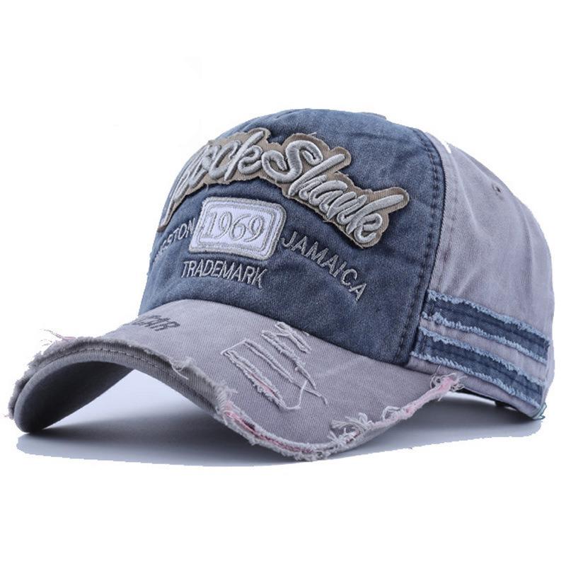 Stylish old broken edge baseball cap, edging your sun hat, sun hat M