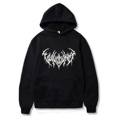 Gotisk Hoodie Streetwear Vintage Tryck Punk Hoodies Unisex Sweatshirt Kawaii Japansk Streetwear Pullover Höst Vinter Huvtröja Toppar