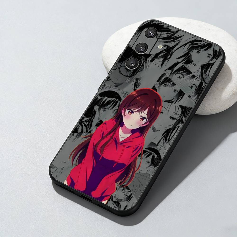 Rental Girlfriend C-Chizuru M-MizuharaS Phone Case For Samsung Galaxy A73,A72,A71,A70,A52,A51 Others Soft Black Cover