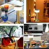 Bar Gold Metall LED Tischlampe Wiederaufladbar mit Touchsensor, 3 Helligkeitsstufen, Gemütliche Warme Beleuchtung - Ideale Nachttischlampe oder Nachtlicht