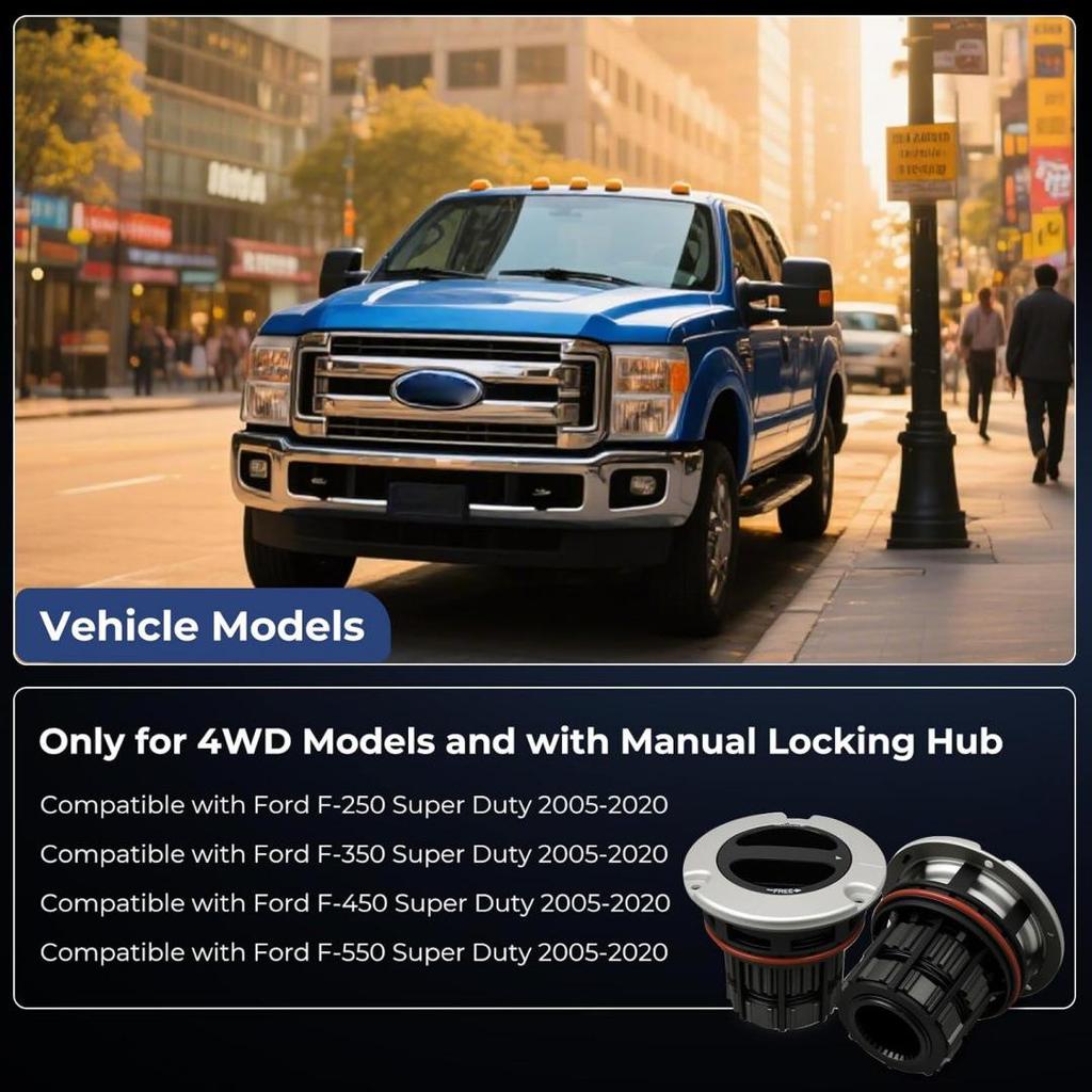 BC3Z-3B396-B 600-220 Freewheel Rims fit Ford Free manual transmission wheels without steel plates (two-piece).