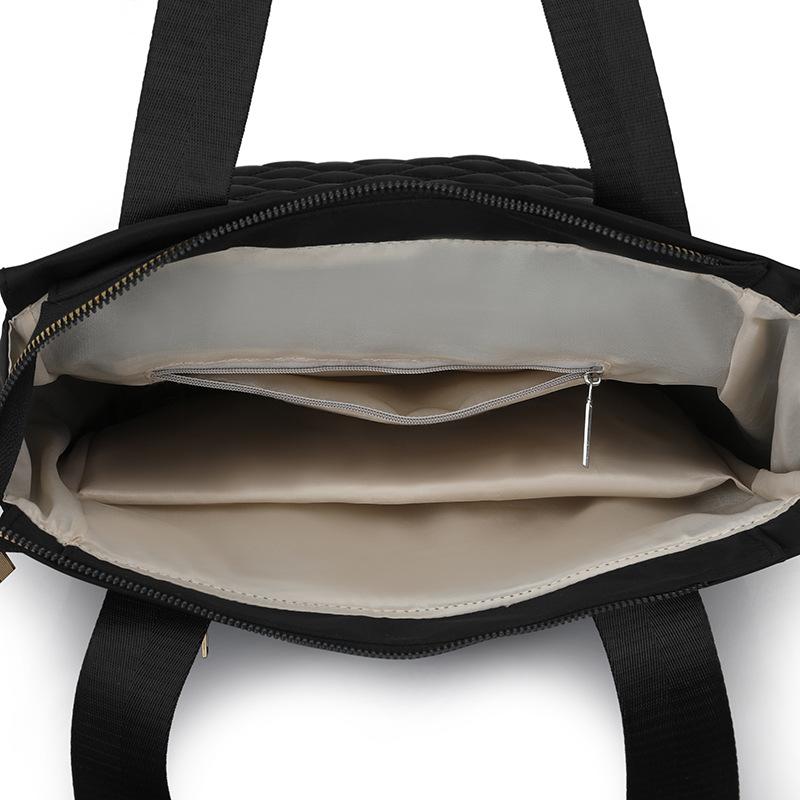 Solid color versatile women's backpack new fashion portable backpack light travel large capacity commuter bag