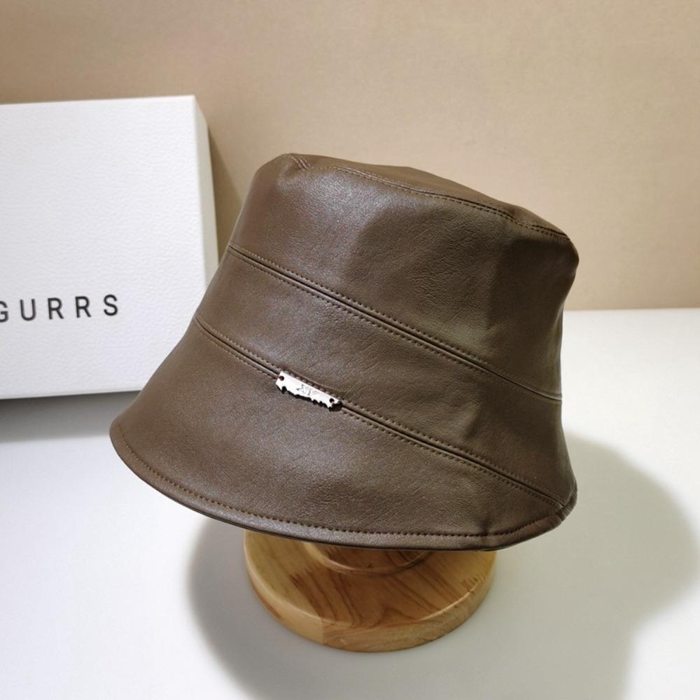 

Solid Color Bucket Hats Unisex Sunscreen Hat Personality Fishermen Caps чорний