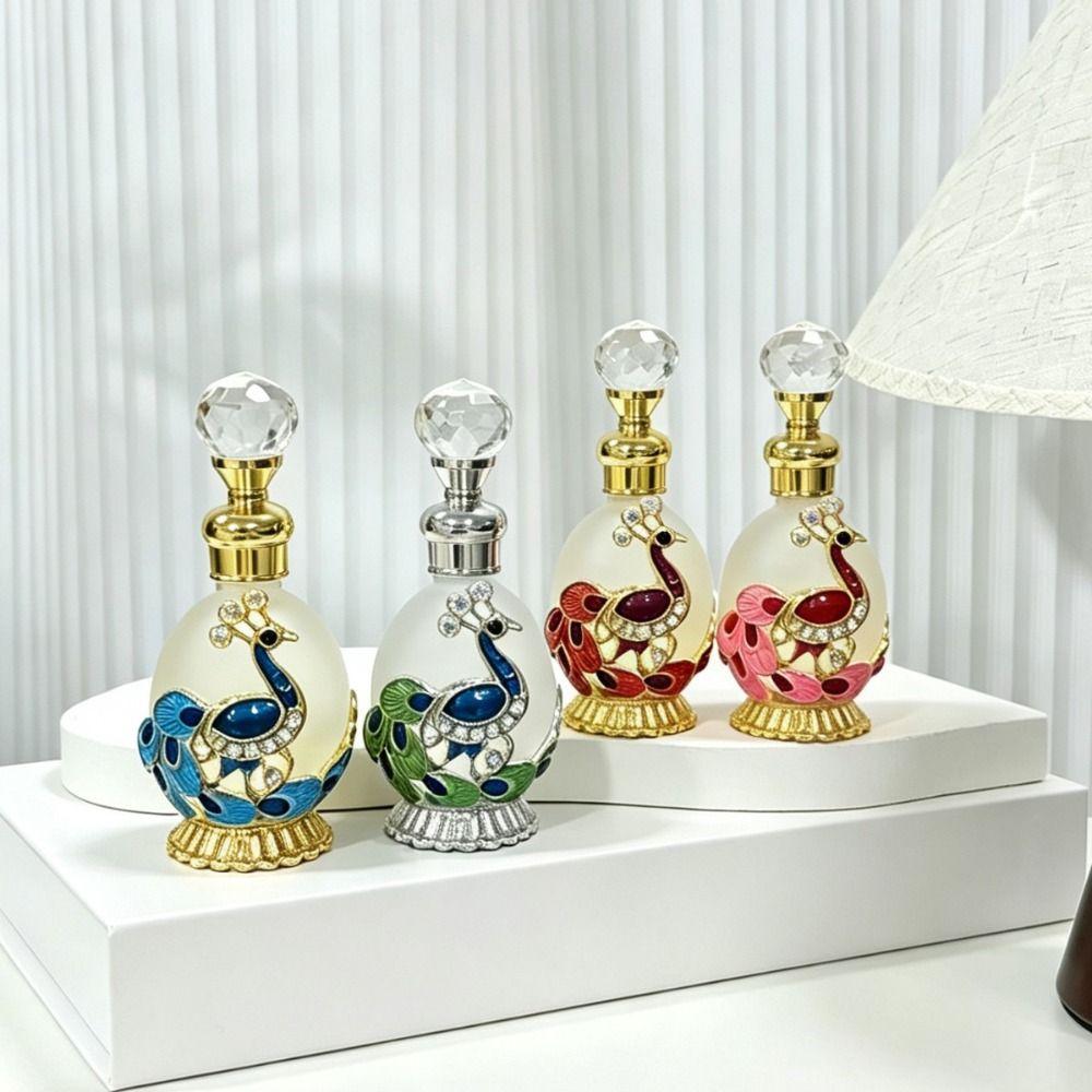 Luxury Essential Oil Dropper Bottle 15ML/25ML Empty Perfume Bottle Perfume Dispenser  Handicraft