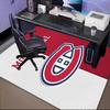 Canadiens Eishockey Team Fußmatte für Wohnzimmer, Spielzimmer, Büro, Schlafzimmer, Bürobodenmatte Verspieltes Design, Weihnachts-Fan-Geschenke