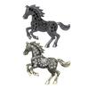 Horse Brooch Retro Style Sparkling Rhinestones Alloy Pin Clothes Hats Bags Scarves Badge Fashion Accessories