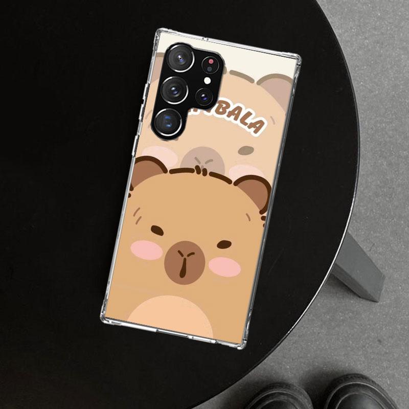 Bunny Capybara Cartoon Animal Phone Case Cover for Samsung Galaxy S26 S25 Edge S24 S23 Ultra S22 Plus S21 FE S20 + Art Customize