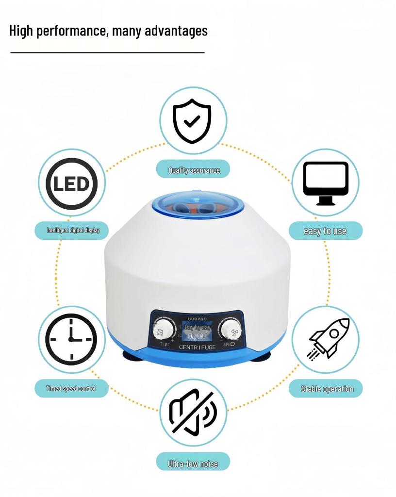Compact Benchtop Centrifuge 900-2/800PRO for Beauty and Serum Separation