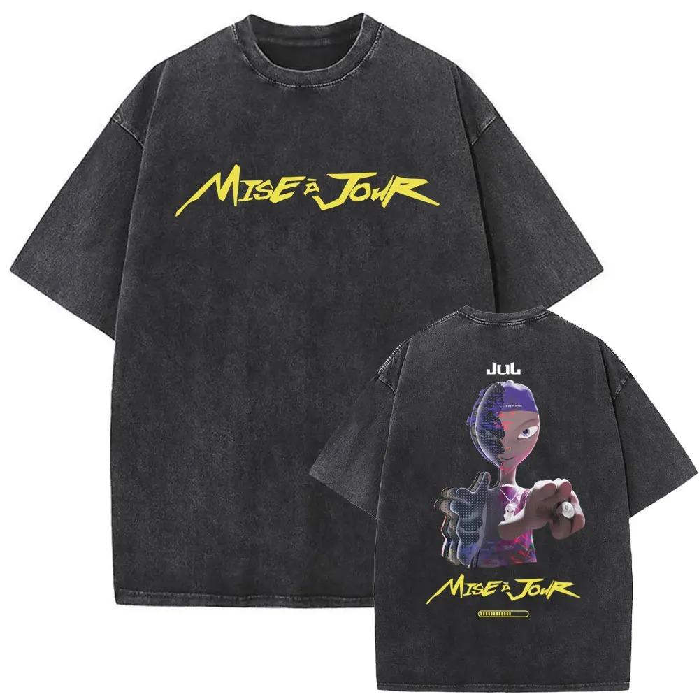Love Jul 2026 Merch Washed Vintage T-shirt Men Women Fashion Rap Pop Music Streetwear Man Hip Hop Oversized Short Sleeve Tshirt