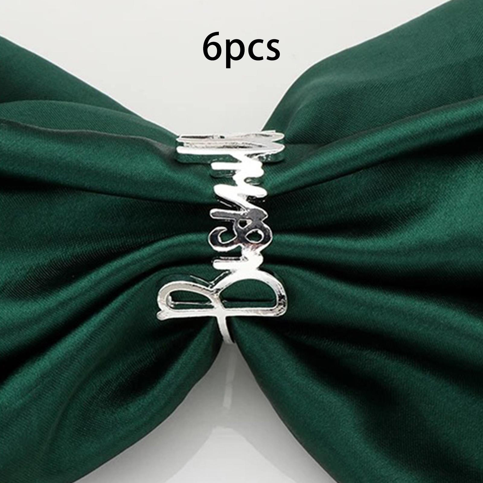 

6 колец для салфеток, набор декоративных колец с буквами «Бисмиллах» для семейных посиделок Argent