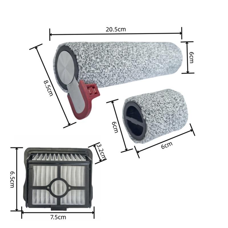 A65T-Segmented Fluff Roller Brush Assembly For Midea X11/X11 Pro/GX7 Floor Scrubber Replacement Parts