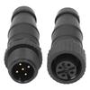 2pcs Male Female Terminators ABS Black Oil Resistant Heatproof Universal for NMEA 2000